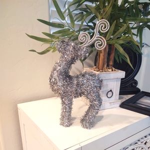 Beautiful Silver Sparkle Reindeer